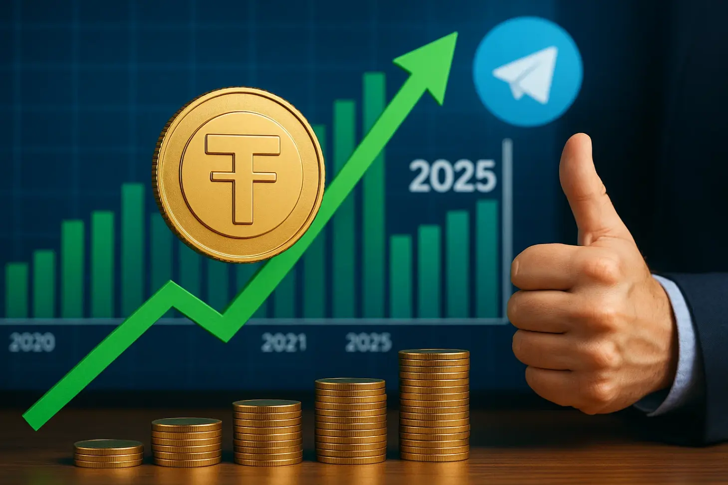 Toncoin в 2025 году: рост капитализации, интерес инвесторов и синергия с Telegram